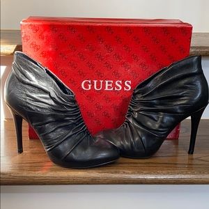 Guess leather booties, 7.5